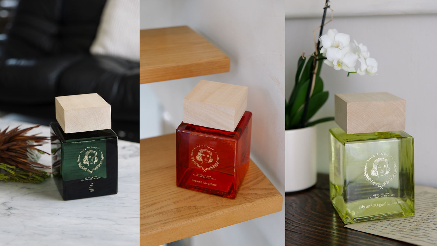 Fragranced Wooden Top Diffuser - The Grand Edition
